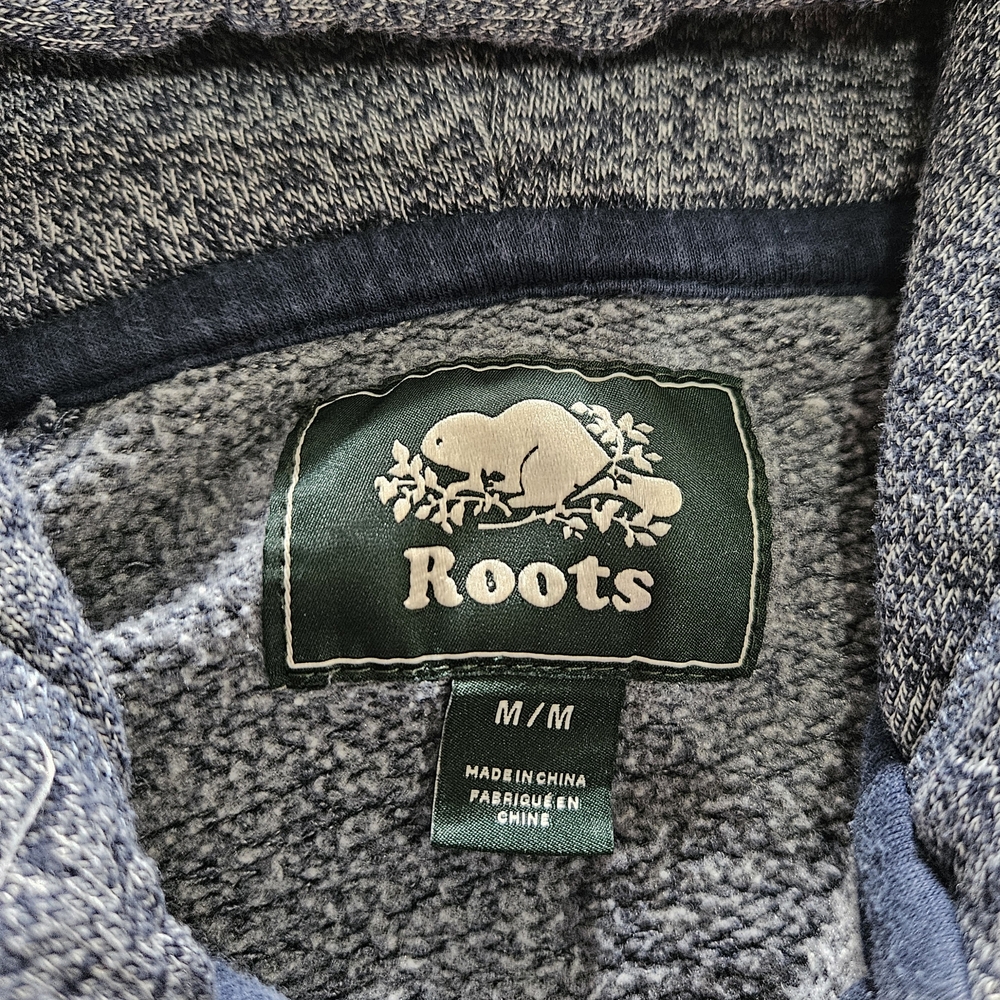 Men's Heathered Blue Roots Hoodie - Picture 3 of 8